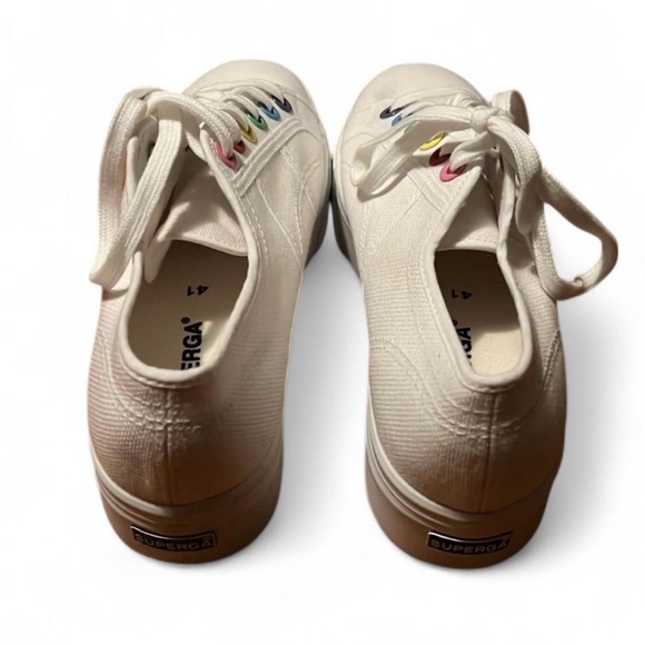 Superga platform sneakers, size 9.5 - Picture 3 of 9